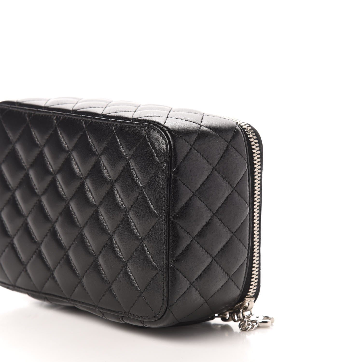 Chanel Calfskin Quilted Jewelry Case Black 9 of 11