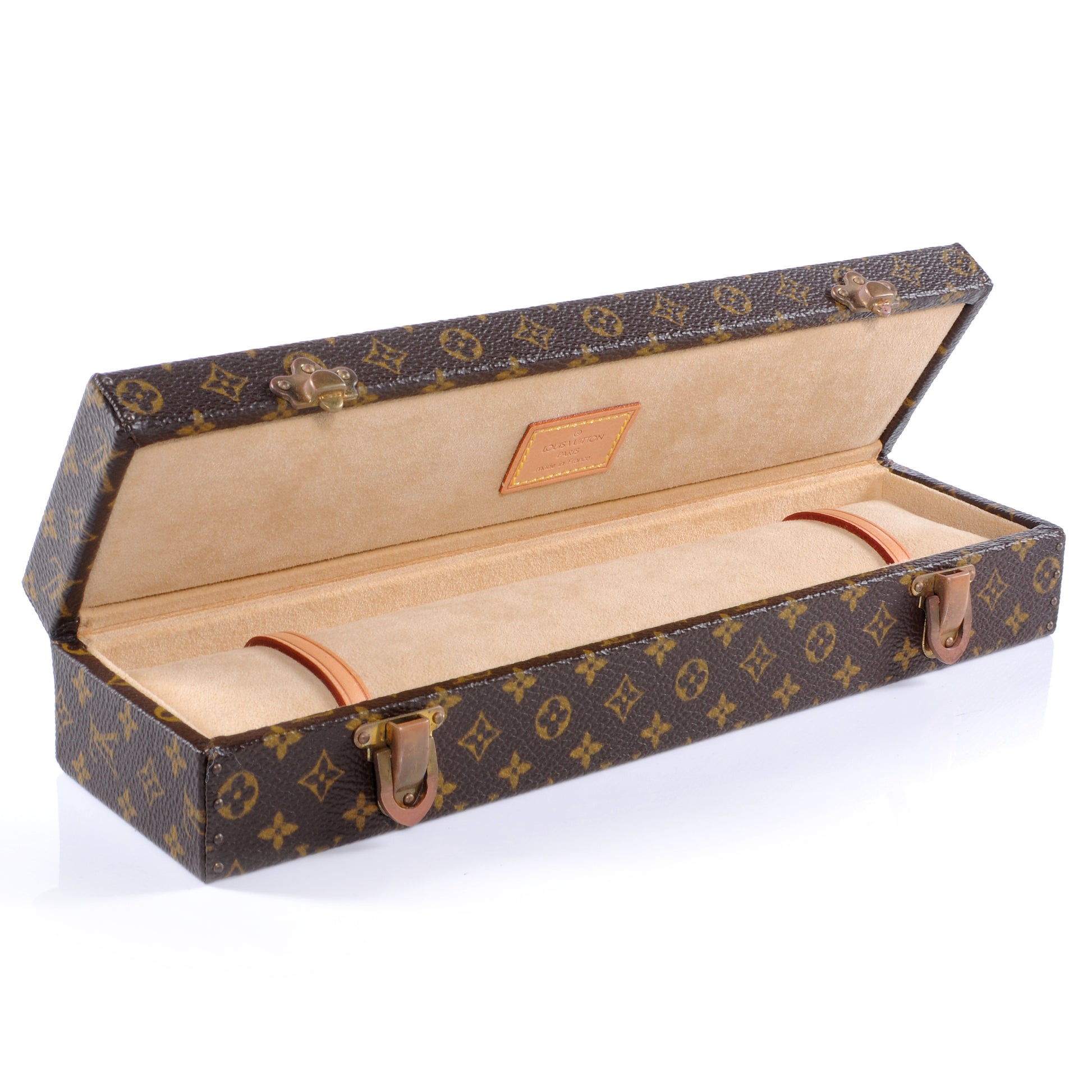 Louis Vuitton Monogram Bracelet Watch Jewelry Holder Coffret 3 of 6