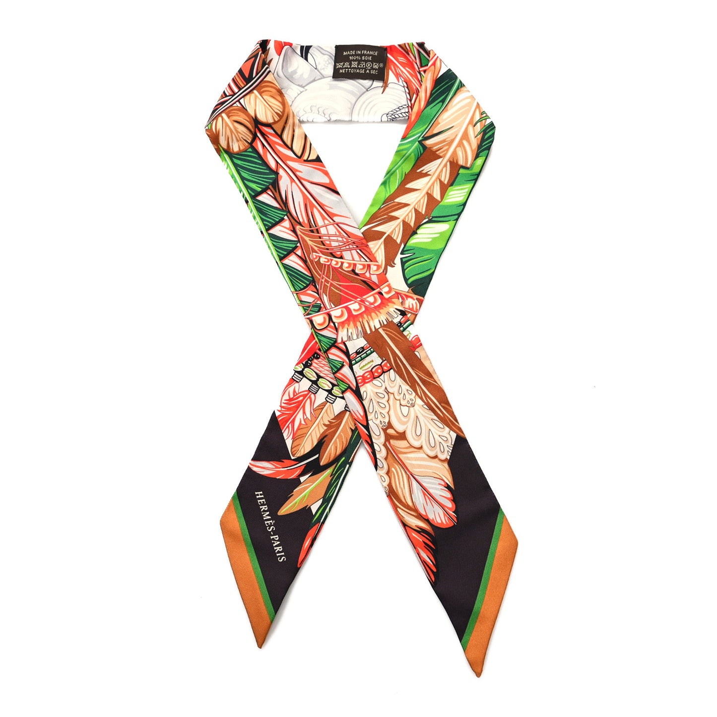 Silk La Danse Pacifique Twilly Vert Vif Corail