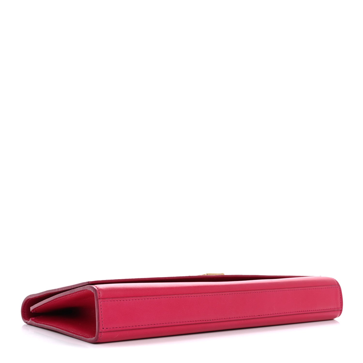 Saint Laurent Smooth Calfskin Classic Monogram Cassandre Clutch Lipstick Fuchsia 4 of 18