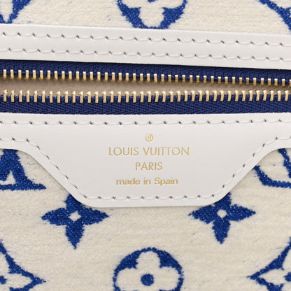 Louis Vuitton Jacquard Velvet Monogram LV Match Neverfull MM Bleu 8 of 14