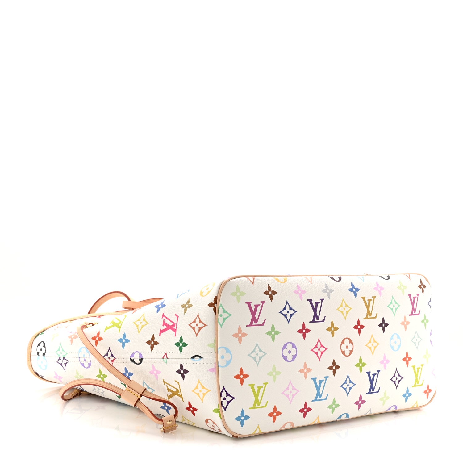 Louis Vuitton LV X TM Monogram Multicolor Neverfull MM White 5 of 11