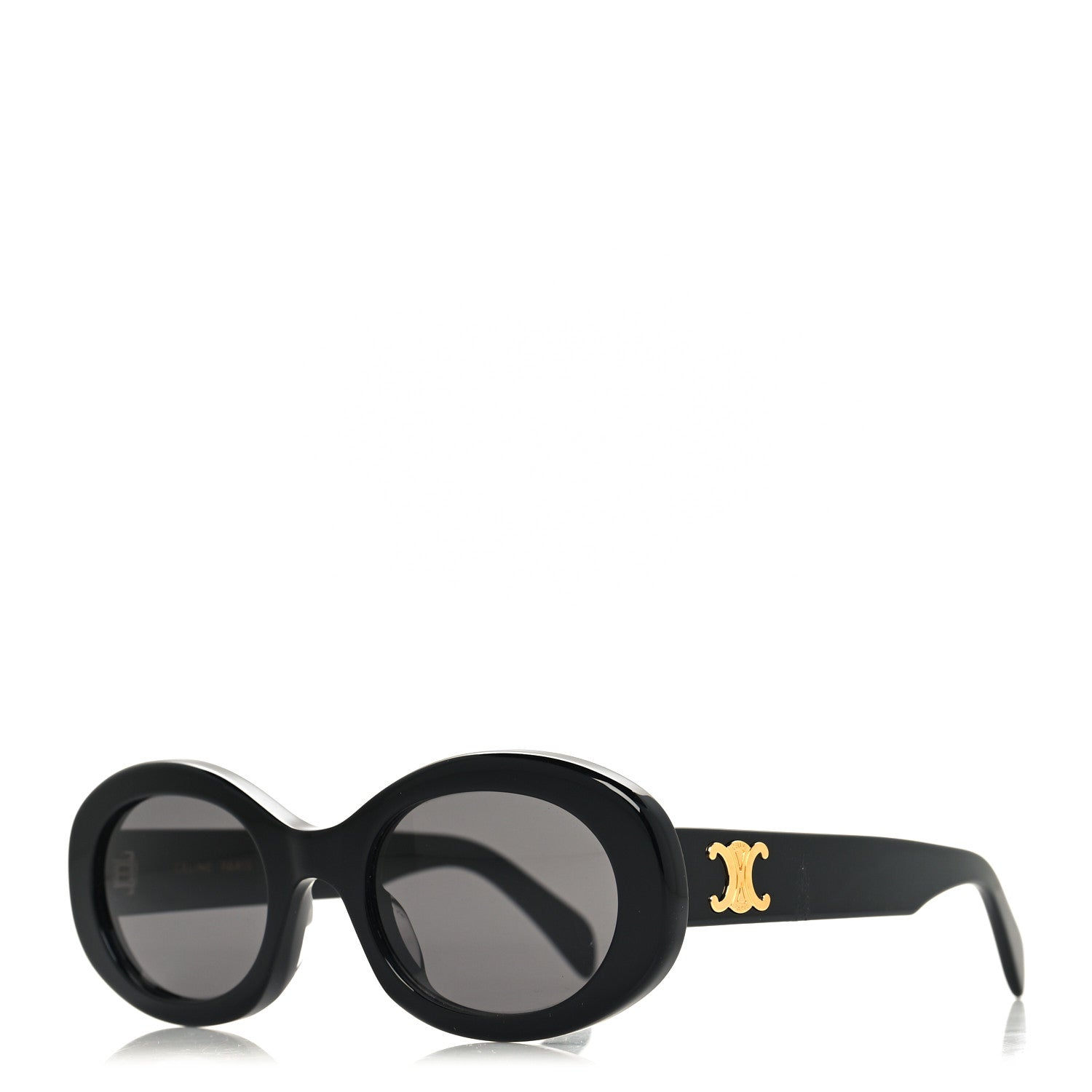 Celine Acetate Triomphe 01 Sunglasses CL 40194U Black 1 of 7