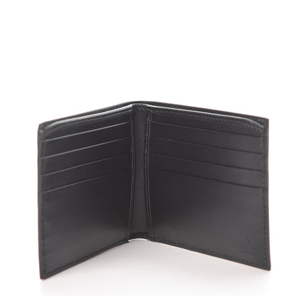 Gucci GG Supreme Monogram Selleria Calfskin Tiger Nice Bi-Fold Wallet Beige Ebony Multicolor Black 5 of 7