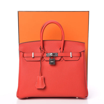 Hermes Togo Birkin 25 Rouge De Coeur 39 of 39