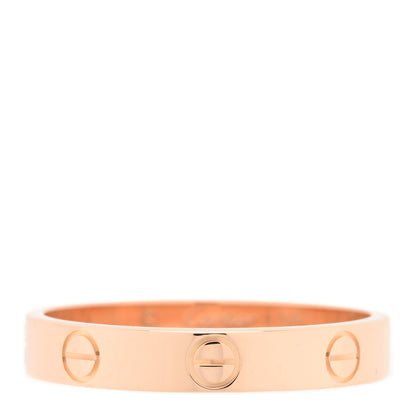 Cartier 18K Pink Gold 3.5mm LOVE Wedding Band Ring 58 8.25 1 of 4