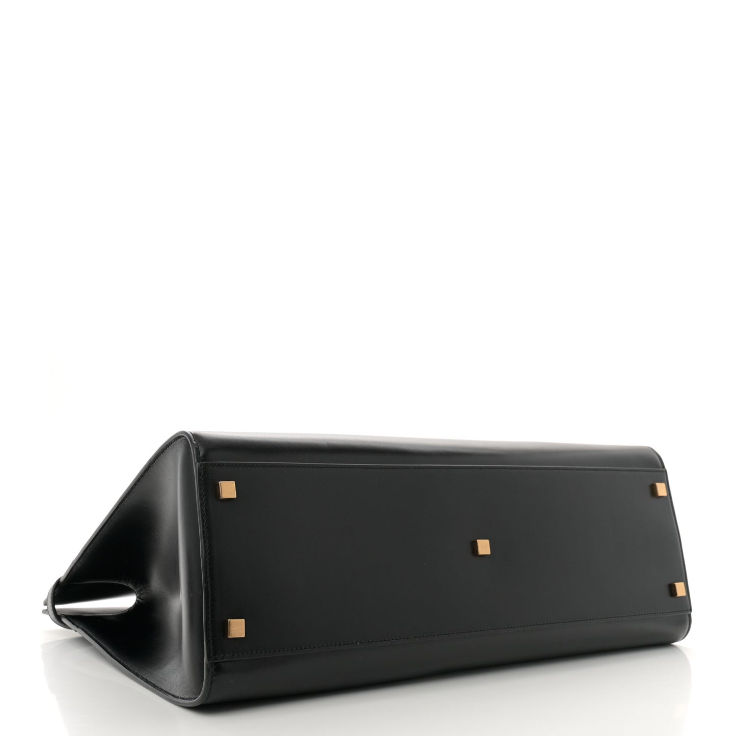 Calfskin Medium Manhattan Shopper Tote Black