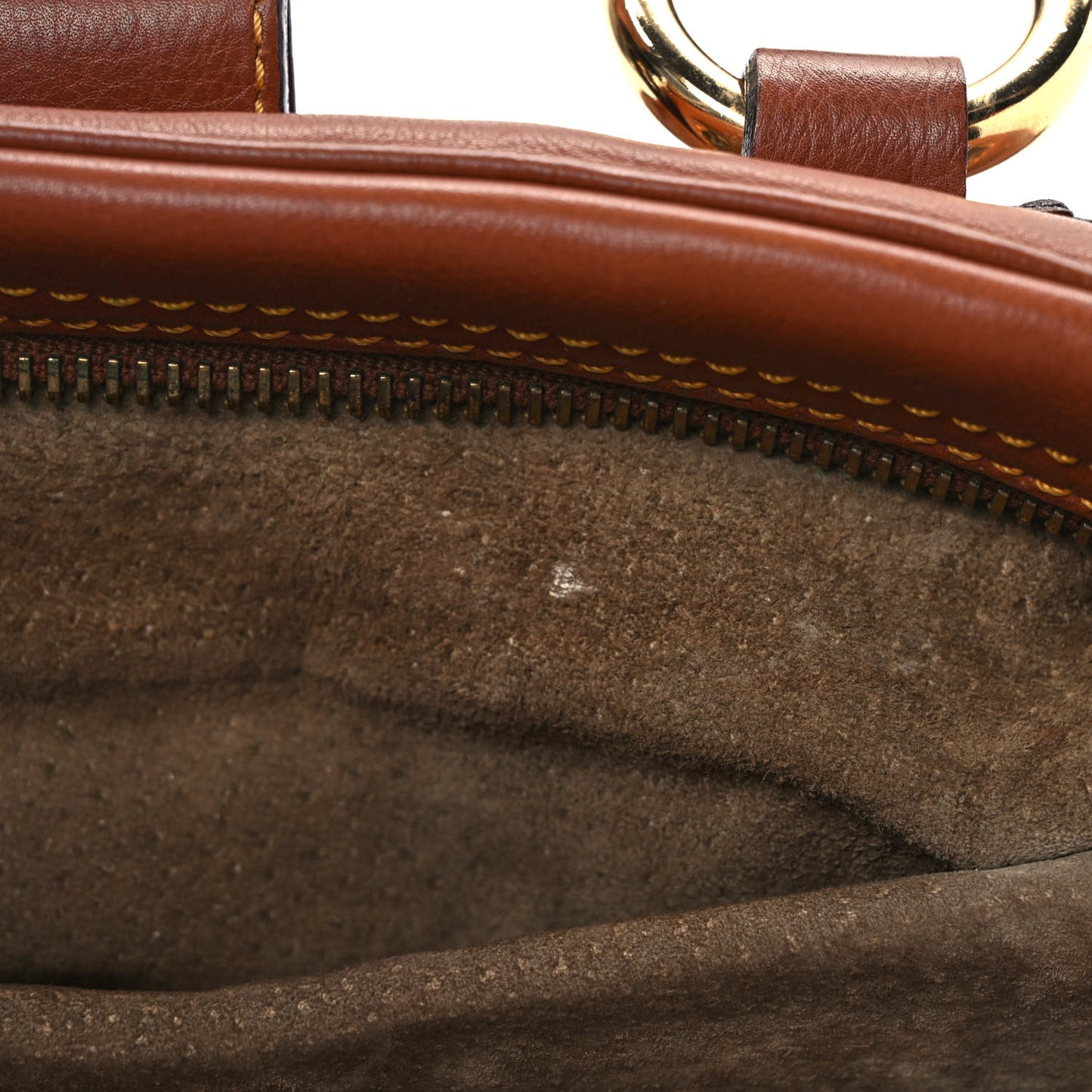 Calfskin Venetia Satchel Brown