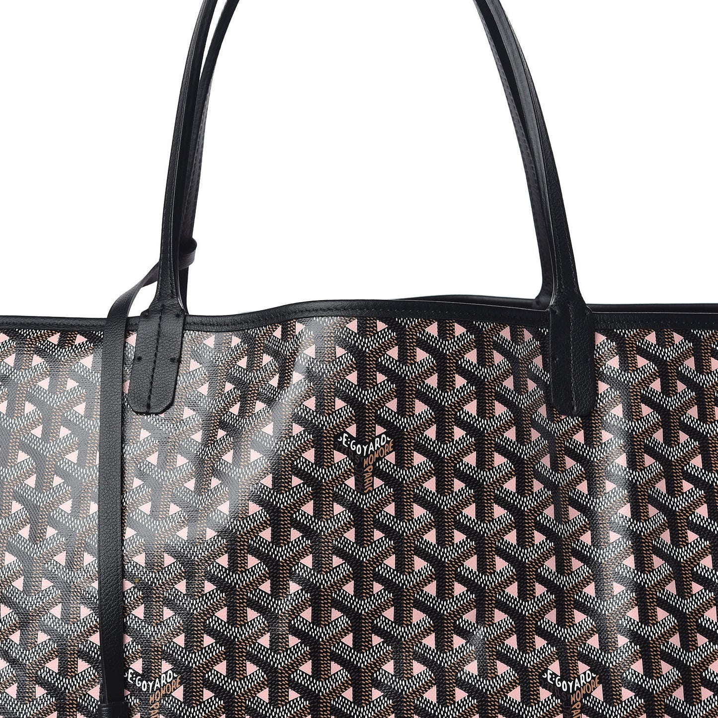 Goyardine Saint Louis Claire Voie GM Black Pink