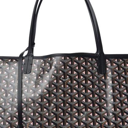 Goyard Goyardine Saint Louis Claire Voie GM Black Pink 11 of 11