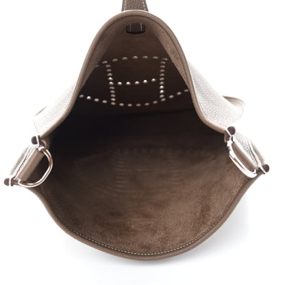 Hermes Taurillon Clemence Evelyne III PM Etoupe 5 of 11