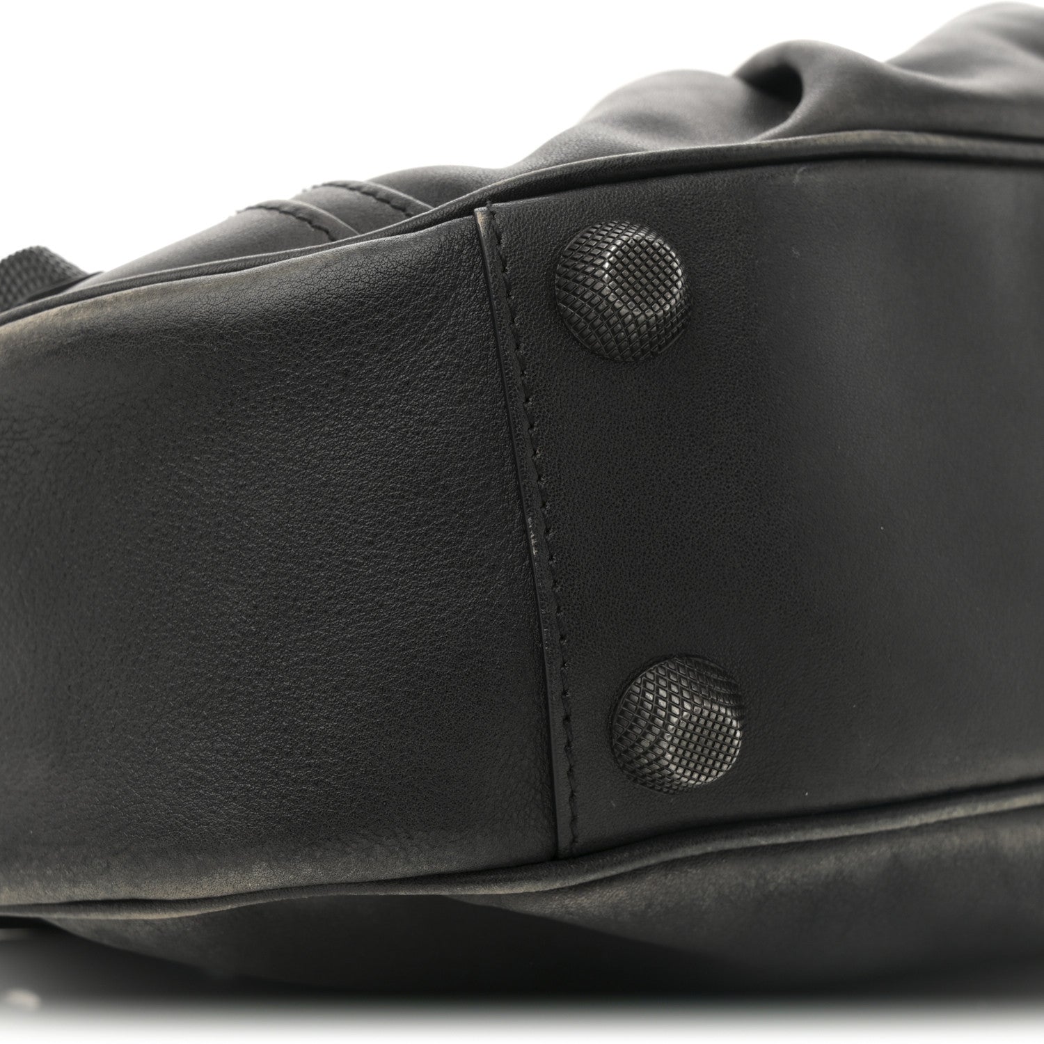 Balenciaga Used Calfskin Small Le Cagole Shoulder Bag Black 10 of 13