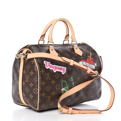 Louis Vuitton Monogram Patches Speedy Bandouliere 30 3 of 9