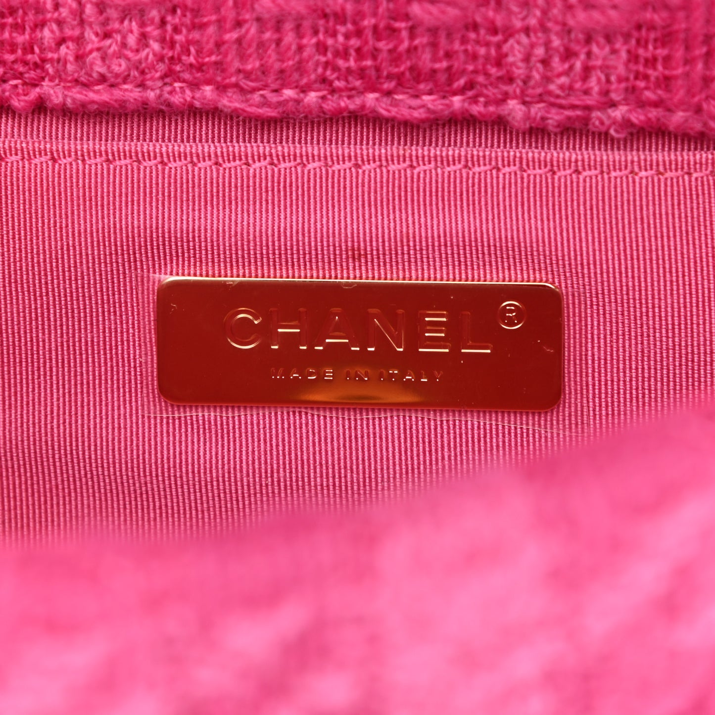 Tweed Quilted Chanel 19 Waist Bag Pink
