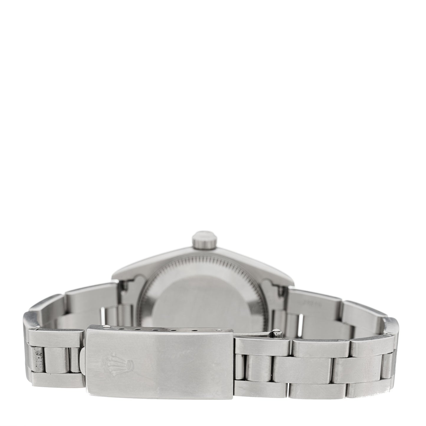 Stainless Steel 24mm Oyster Perpetual Watch Black 76080