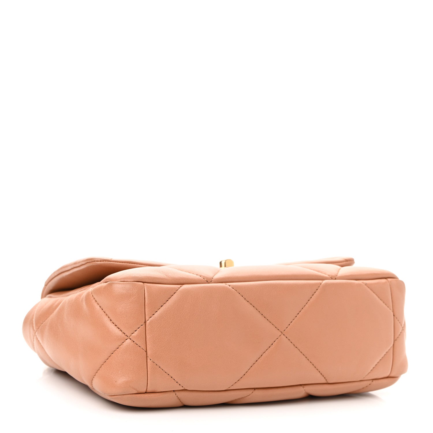Chanel Lambskin Quilted Medium Chanel 19 Flap Brown 4 of 11