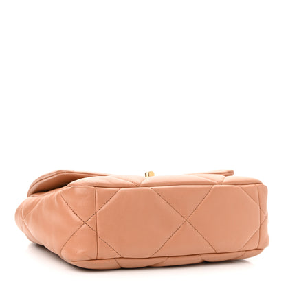 Chanel Lambskin Quilted Medium Chanel 19 Flap Brown 4 of 11