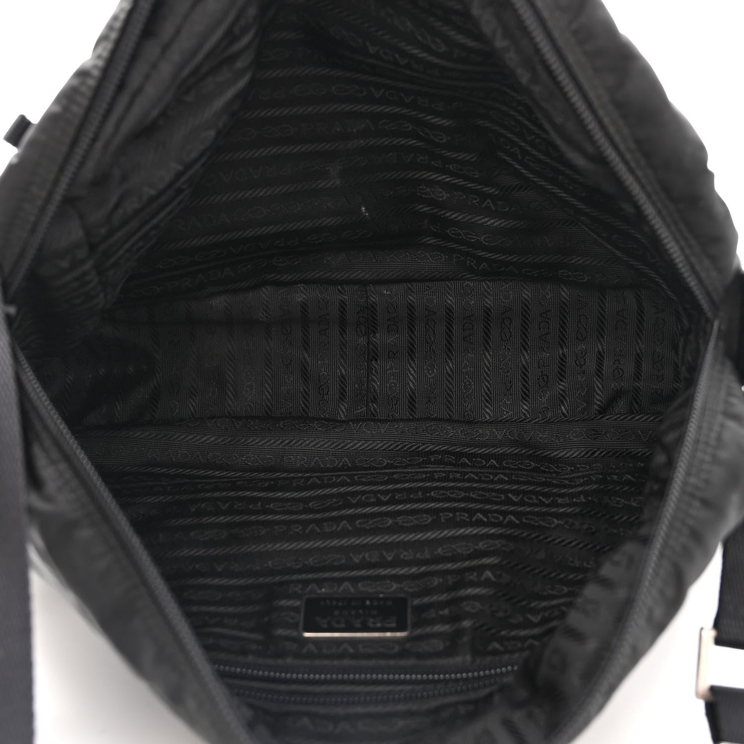 Prada Nylon Tessuto Vela Crossbody Bag Black 5 of 15