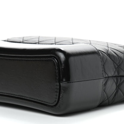 Chanel Aged Calfskin Quilted Medium Gabrielle Hobo Black 10 of 10