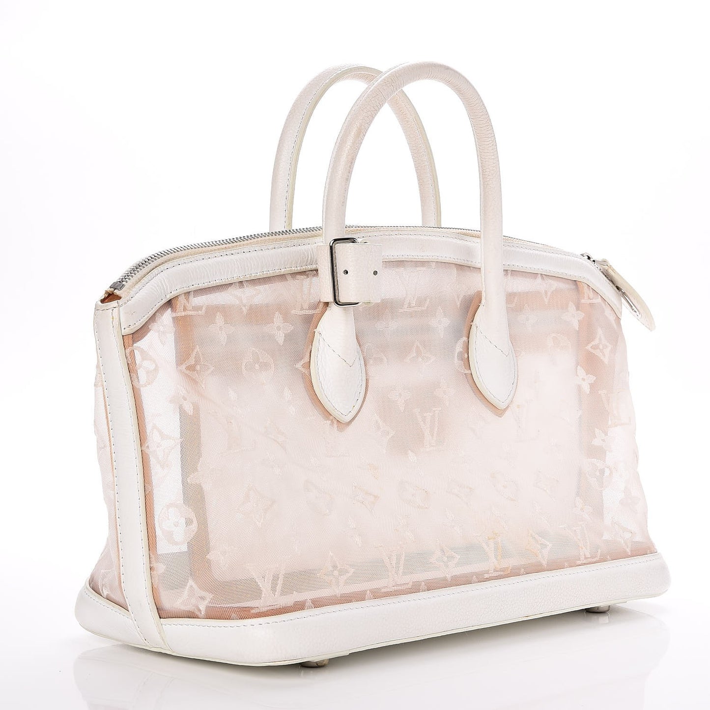 Monogram Transparence Lockit East-West White