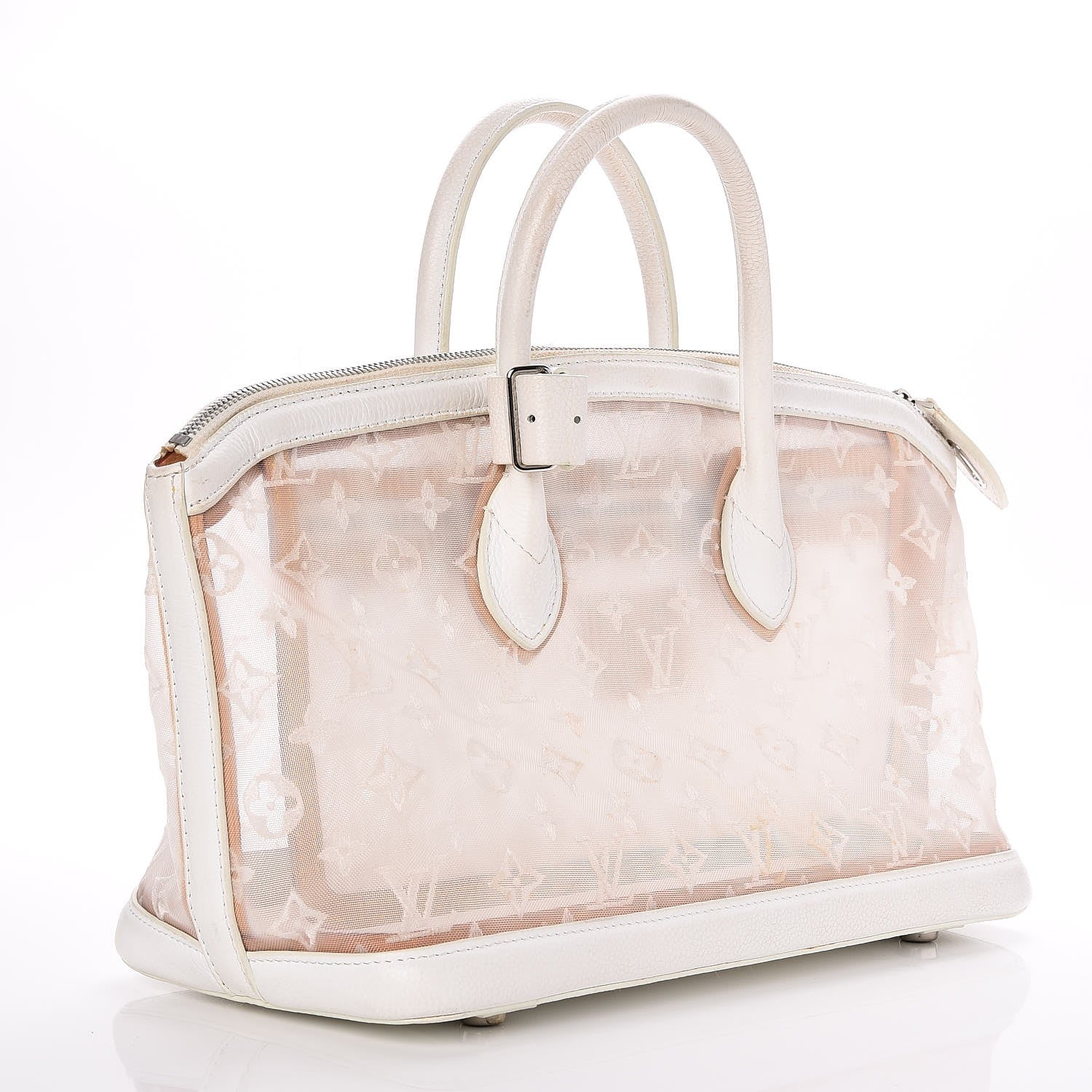 Louis Vuitton Monogram Transparence Lockit East-West White 3 of 10