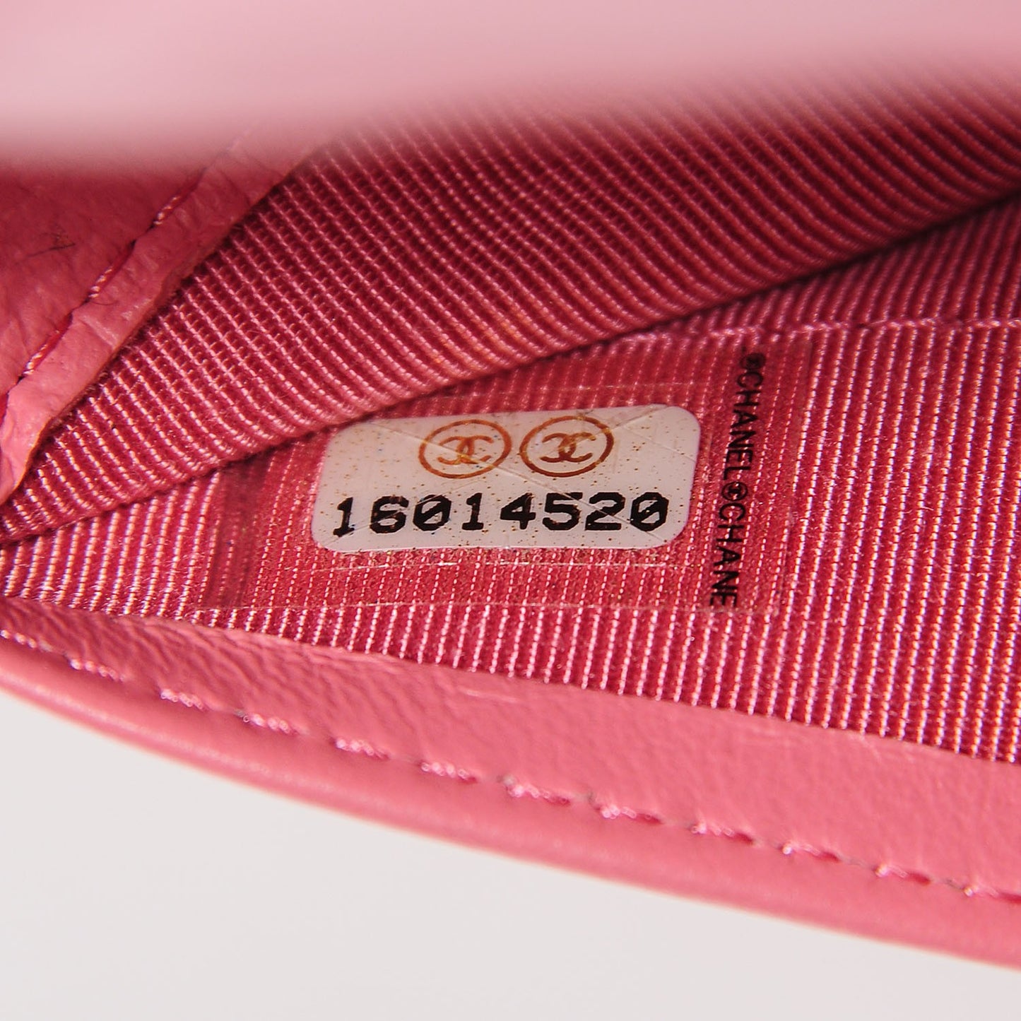 Lambskin Quilted Large Flap Wallet Pink