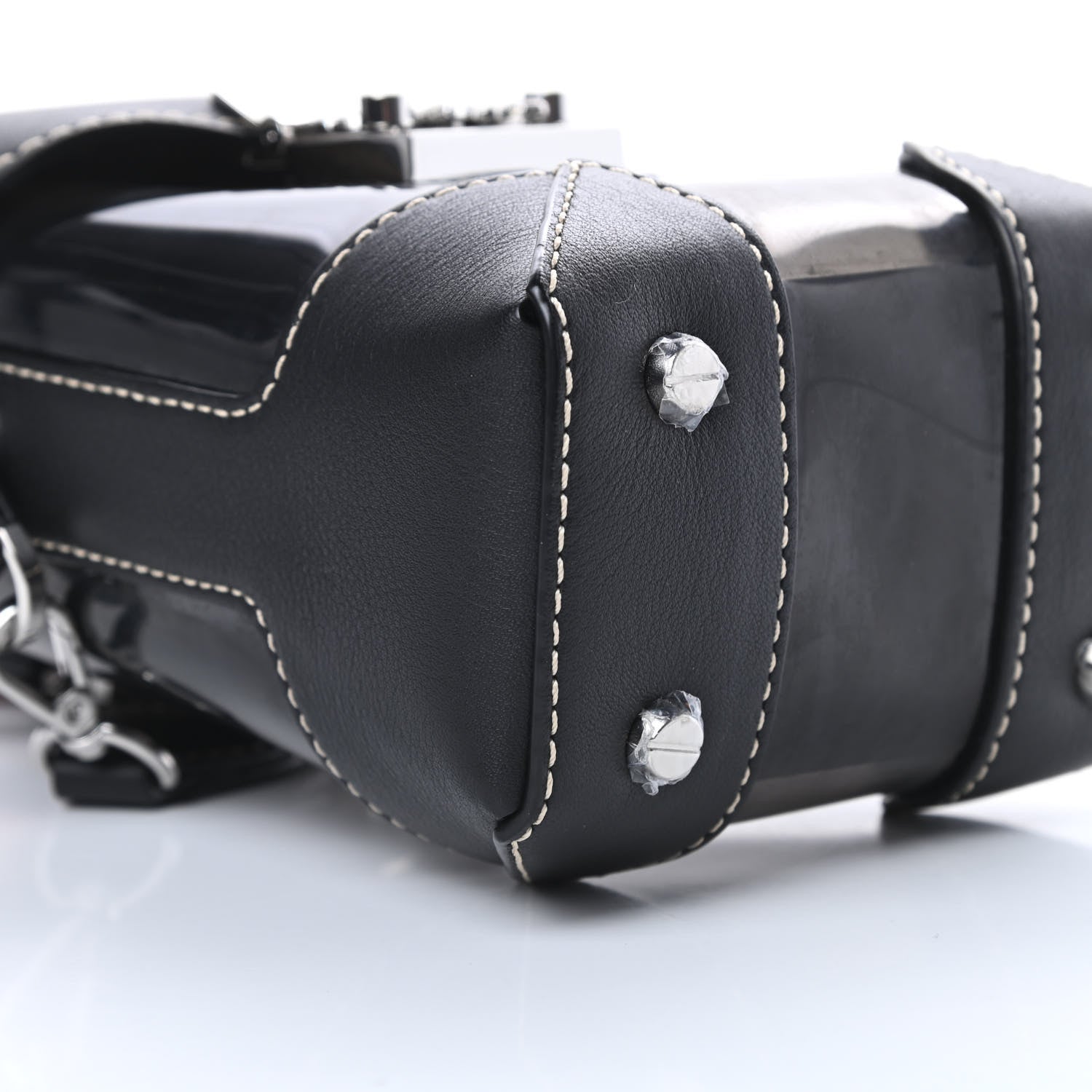 MCM Transparent Mini Berlin Crossbody Black 12 of 17