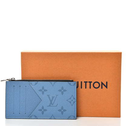 Louis Vuitton Taigarama Coin Card Holder Denim 7 of 7