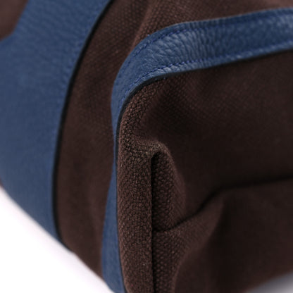 Hermes Canvas Calfskin Petit H Monsieur B Bag 7 of 14