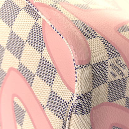 Louis Vuitton Damier Azur Tahitienne Neverfull MM 8 of 14