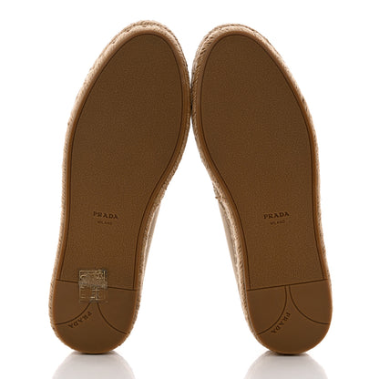 Prada Suede Jute Platfrom Espadrilles 36.5 Beige 5 of 9