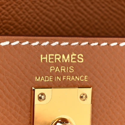 Hermes Epsom Kelly Sellier 25 Gold 6 of 11