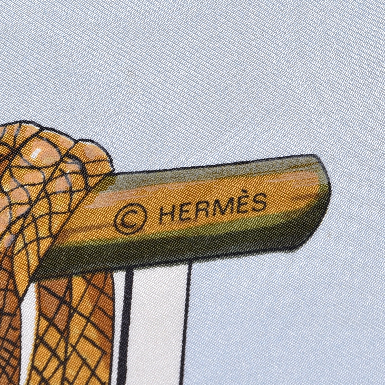 Hermes Silk Passementerie Scarf 90 6 of 10