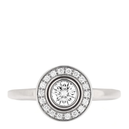 Cartier Platinum Diamond .22ct D'Amour Solitaire Engagement Ring 48 4.5 1 of 5
