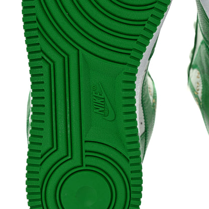 Louis Vuitton X NIKE AIR FORCE 1 Calfskin Monogram Mens Low Top Sneakers 7 Green 7 of 10