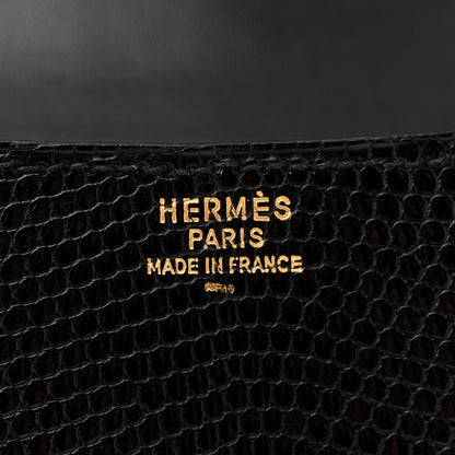 Hermes Lizard Constance 24 Black 6 of 19