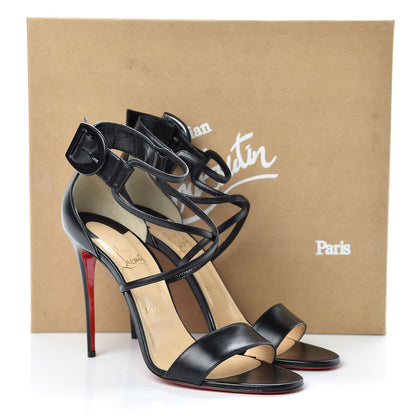 Christian Louboutin Kid Choca 100 Sandals 41.5 Black 9 of 9