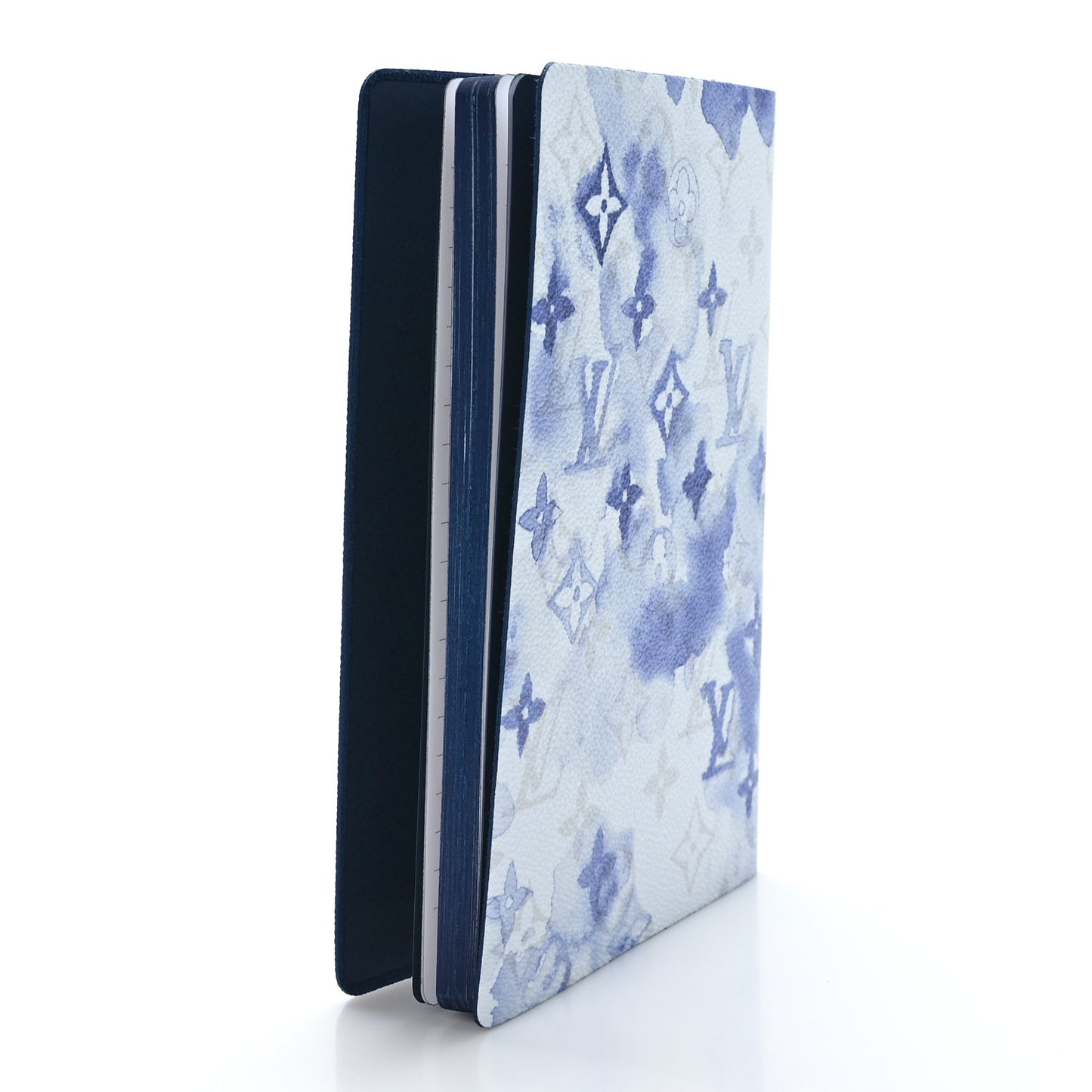 Monogram Watercolor Clemence Notebook Blue