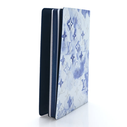 Louis Vuitton Monogram Watercolor Clemence Notebook Blue 4 of 8