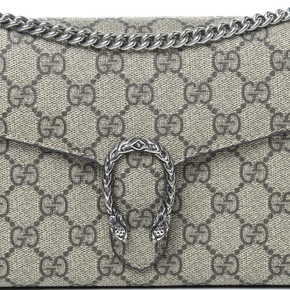 Gucci GG Supreme Monogram Mini Dionysus Chain Wallet Beige Taupe 8 of 10