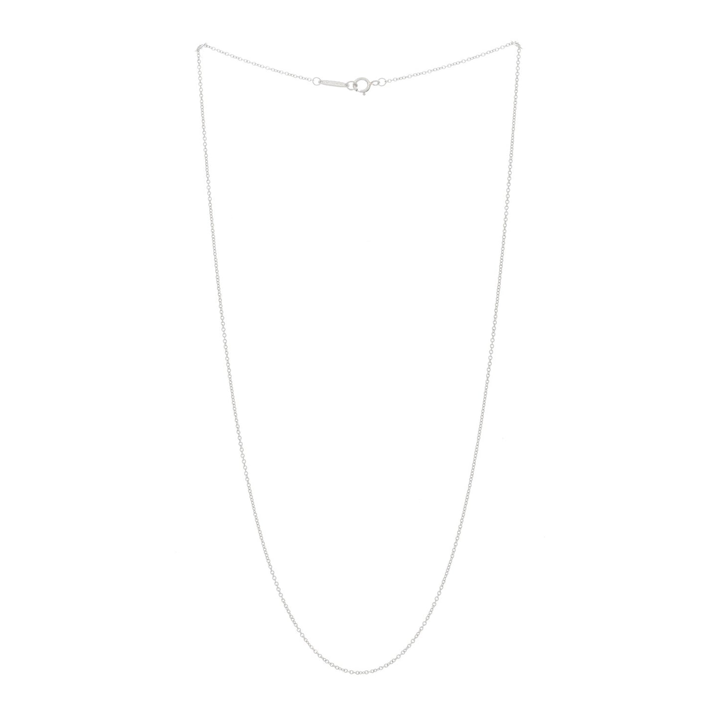 Platinum Chain Necklace 18"