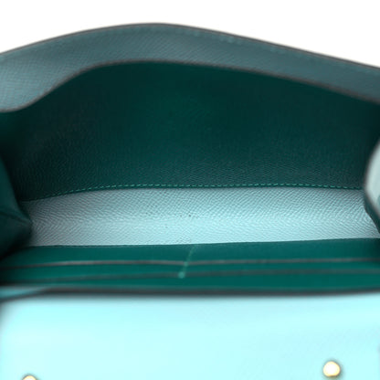 Hermes Epsom Verso Clic 16 Wallet Bleu Atoll Malachite 5 of 10