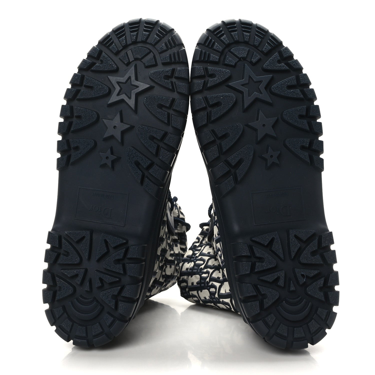 Christian Dior Oblique Nylon D-Venture Boots 39.5 Deep Blue 5 of 7