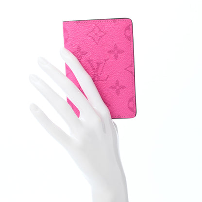 Louis Vuitton Taigarama Pocket Organizer NM Fuchsia 2 of 7