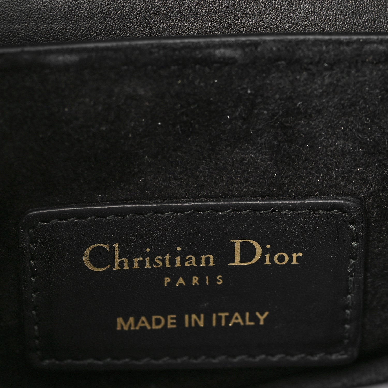 Christian Dior Calfskin Mini Saddle Bag Black 6 of 11