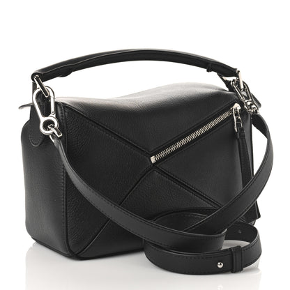 Loewe Calfskin Small Puzzle Bag Black 3 of 8