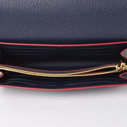 Louis Vuitton Taurillon Capucines Wallet Blue Marine 5 of 7