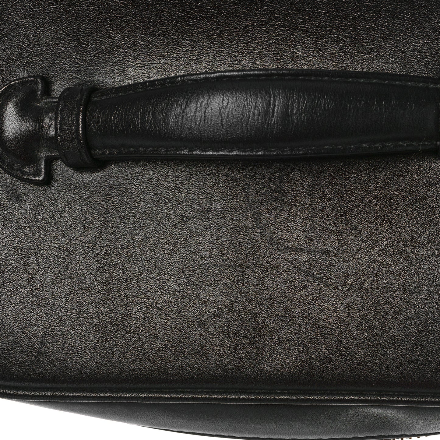 Lambskin Vanity Cosmetic Case Black