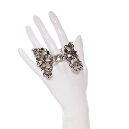 Chanel Gripoix Multi Strand Bracelet Silver 2 of 5