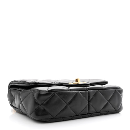 Chanel Lambskin Quilted Small Funky Town Flap Black 4 of 11